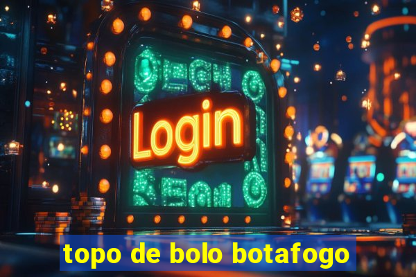 topo de bolo botafogo